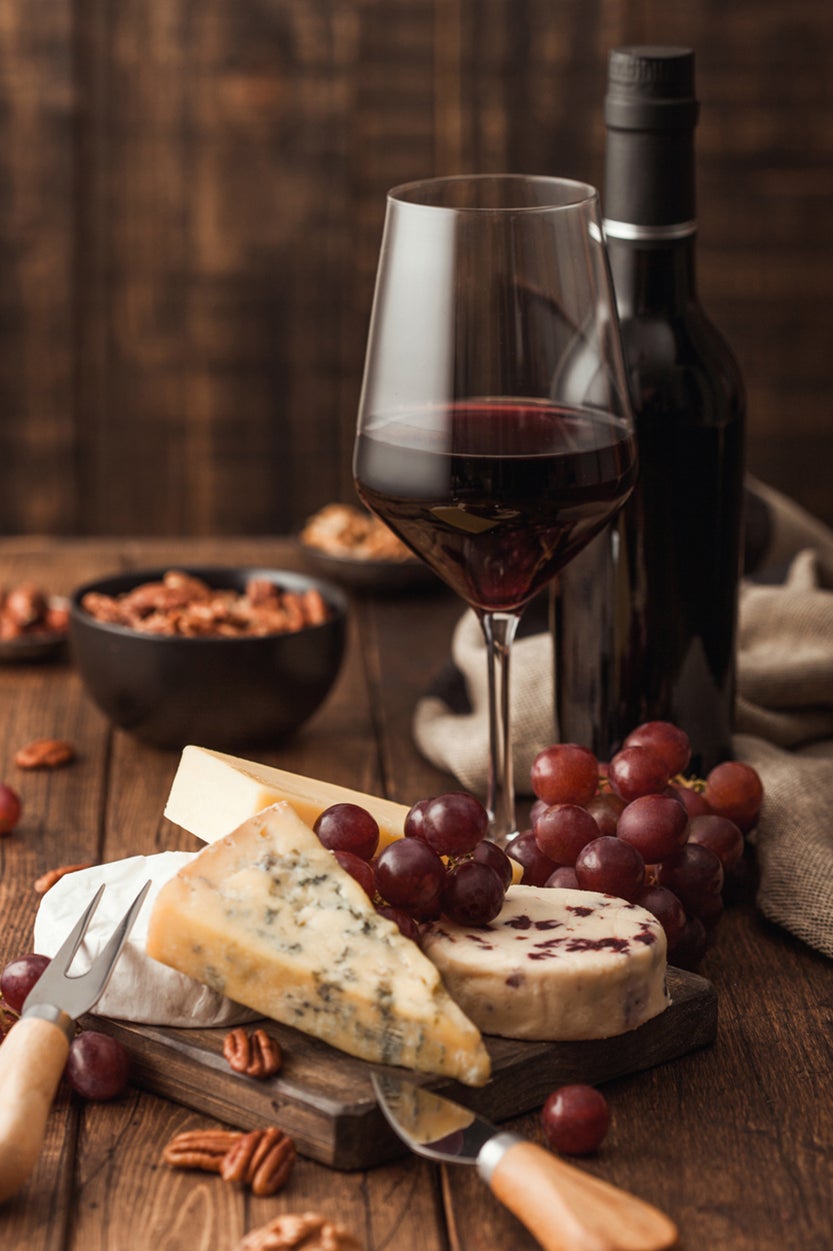 Researchers believe the French’s regular red wine consumption helps protect them from the heart-damaging effects of a high-fat diet