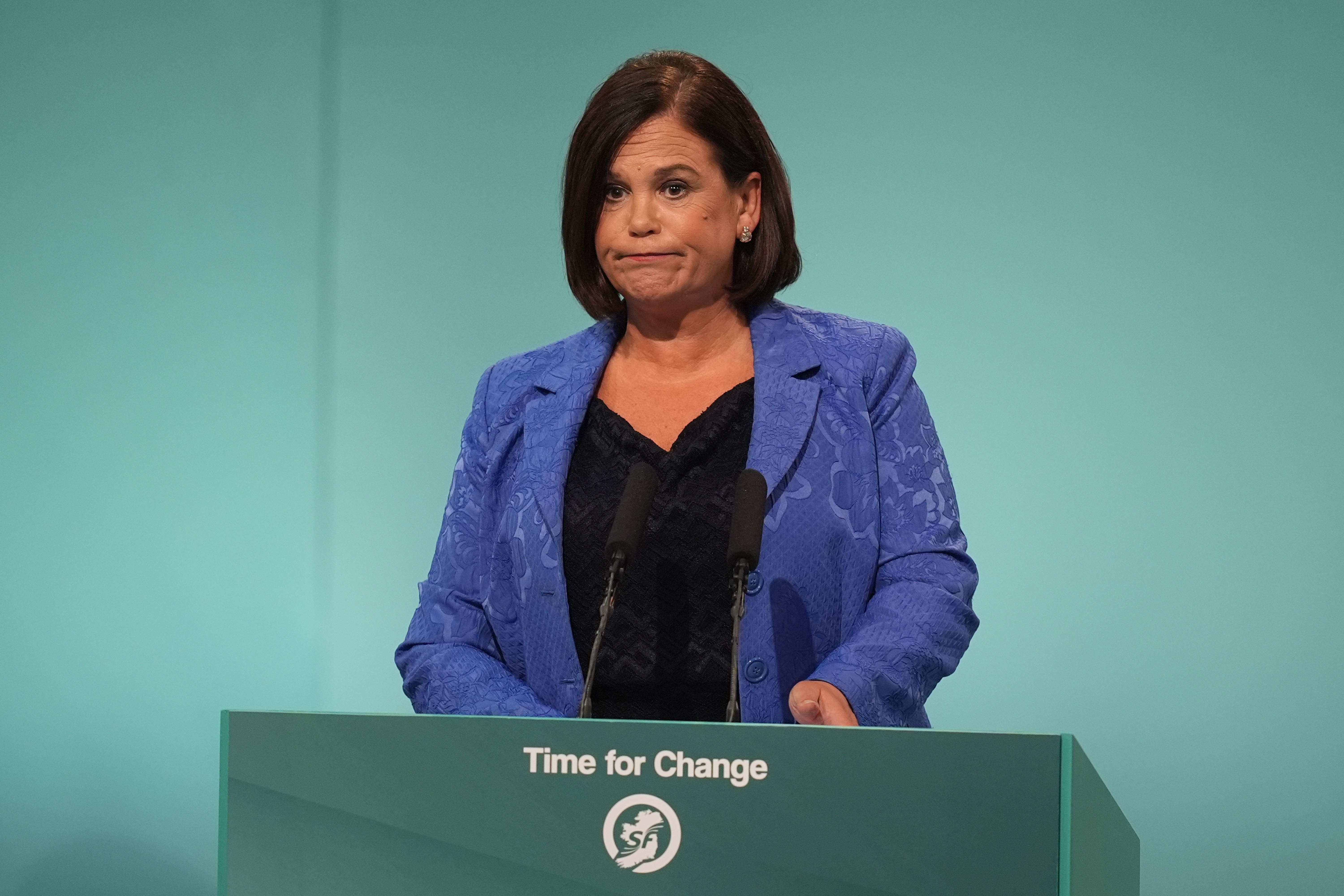 Sinn Fein president Mary Lou McDonald has offered a ‘full, unequivocal’ apology to the teenager sent inappropriate texts by former senator Niall O Donnghaile (Niall Carson/PA)