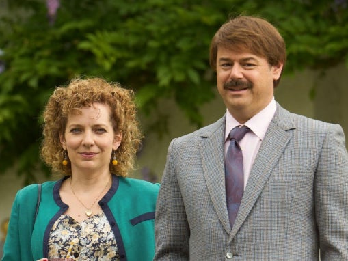 Lizzie Vereker (Katherine Parkinson) and Freddie Jones (Danny Dyer) are the believable backbone of new series ‘Rivals’