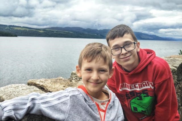 Filip and Dominic Rossa were killed in the crash (handout/Cumbria Police/PA)