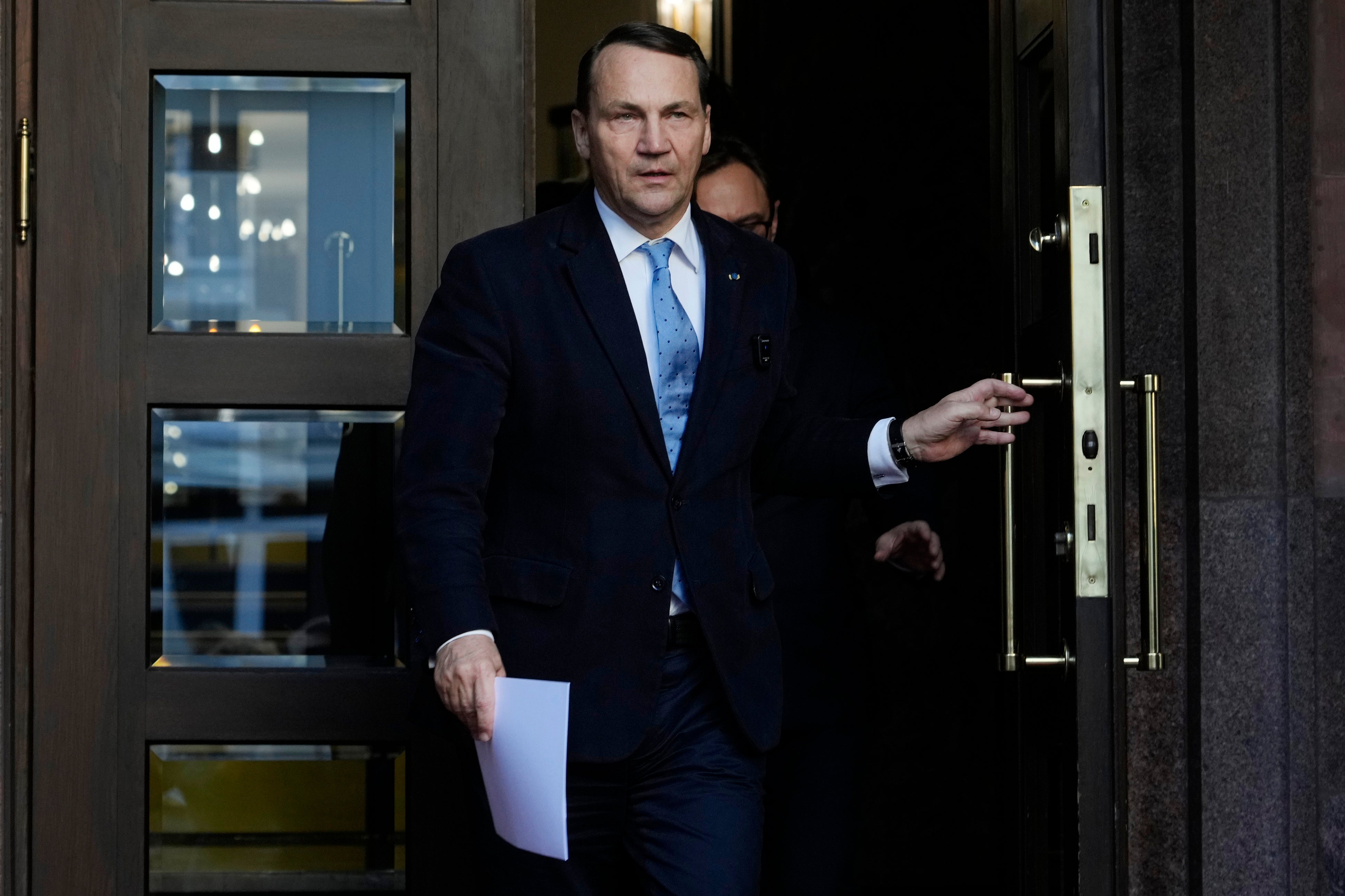 Radosław Sikorski was instructed to ‘say thank you’ by Marco Rubio