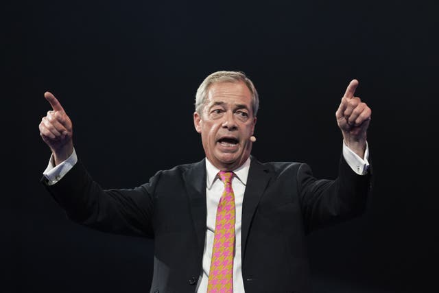 Reform UK leader Nigel Farage said the last government was ‘mistaken’ in opening negotiations on the status of the Chagos Islands (Joe Giddens/PA)