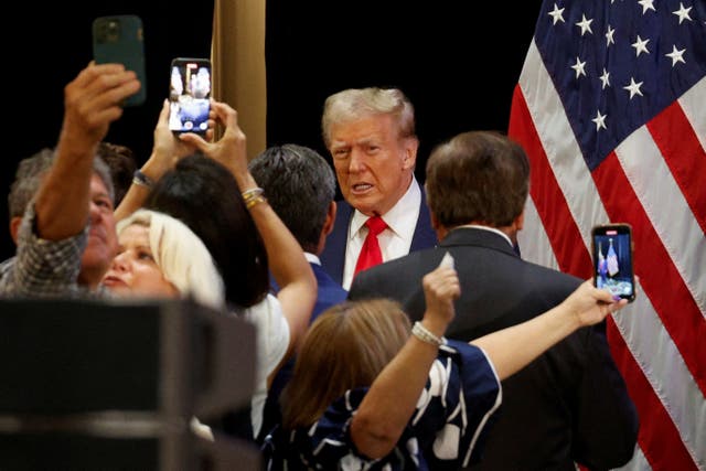 <p>President-elect Donald Trump attends a roundtable discussion with Latino community leaders </p>