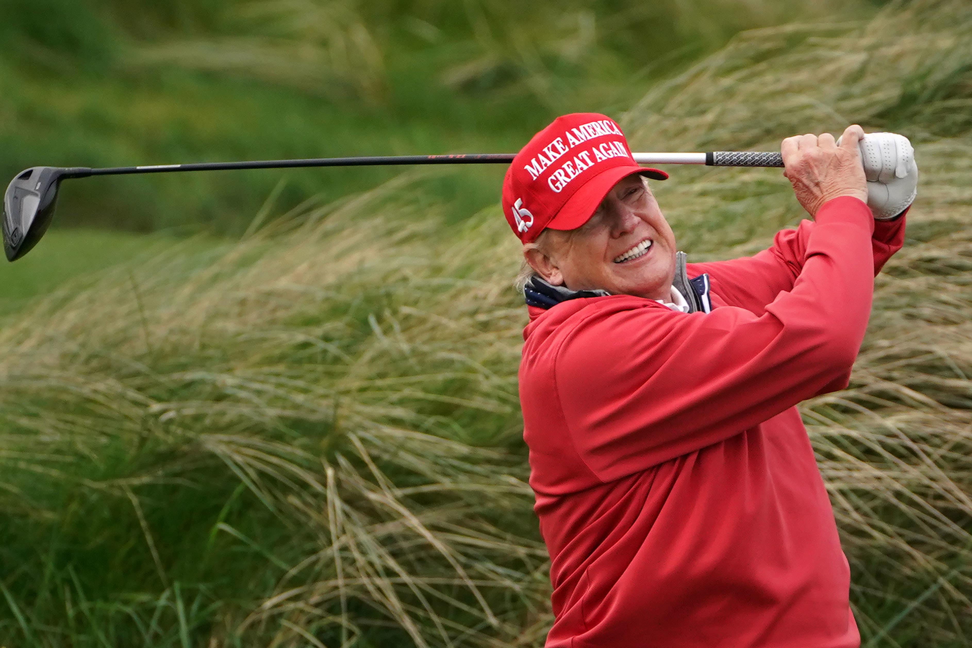 Republican presidential hopeful Donald Trump (Brian Lawless/PA)