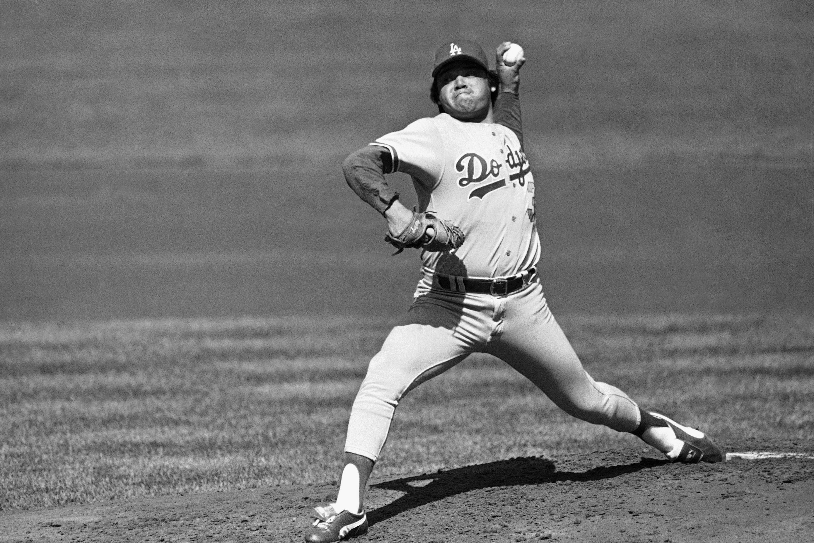 Fernando Valenzuela pitched for the Dodgers throughout the 1980s