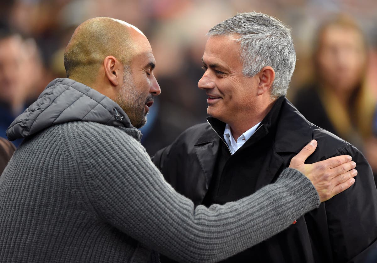 Jose Mourinho claims his Man Utd team could still win title ‘if Man City punished’