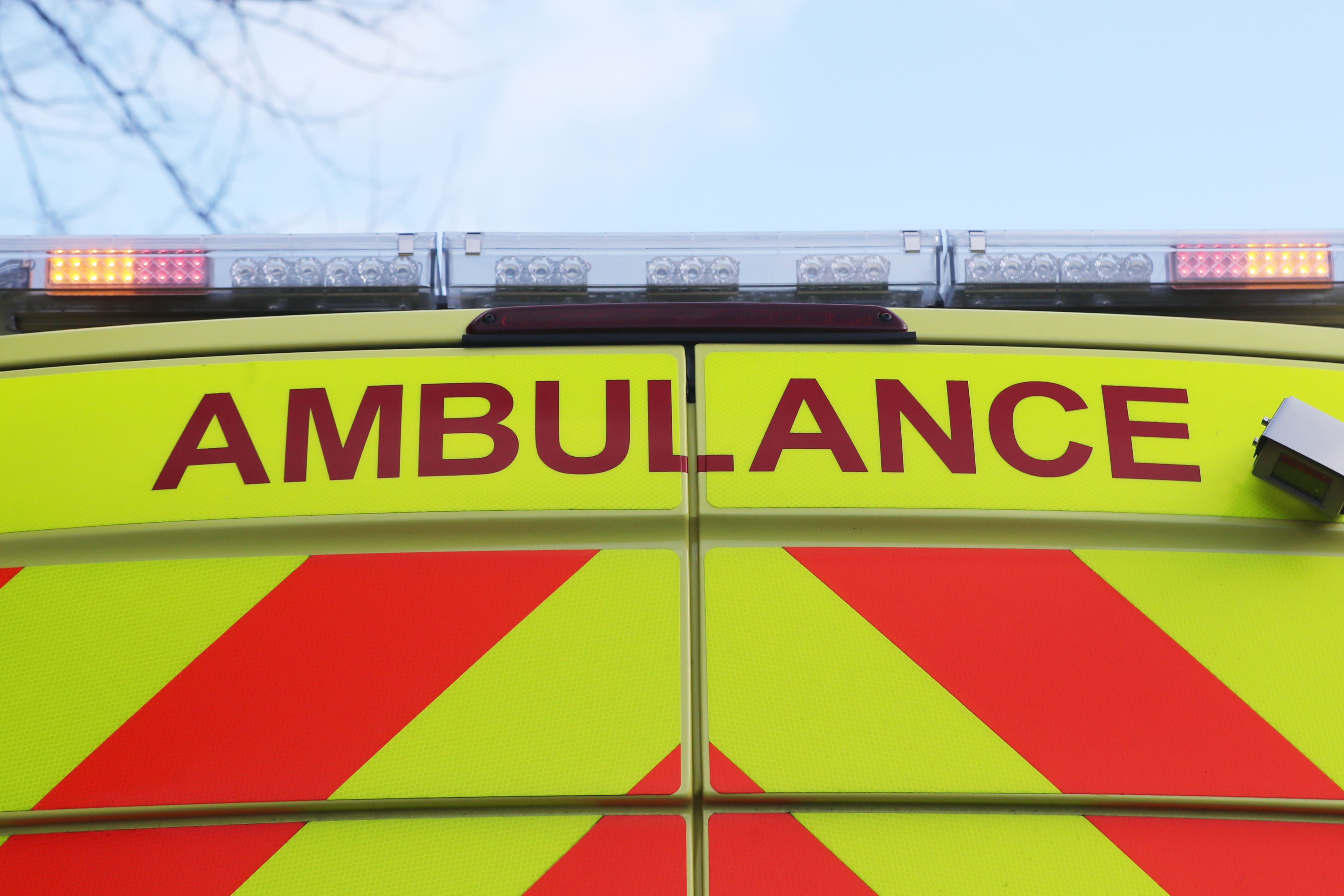 Emergency services are at the scene at a care home in Ulwell Road, in Swanage (Niall Carson/PA)