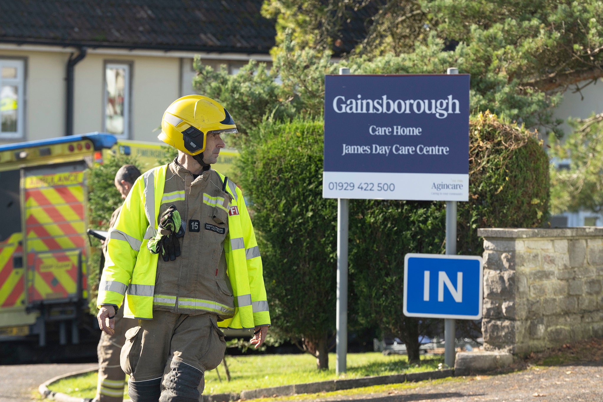 A vast emergency response was mobilised as Gainsborough Care Home was evacuated