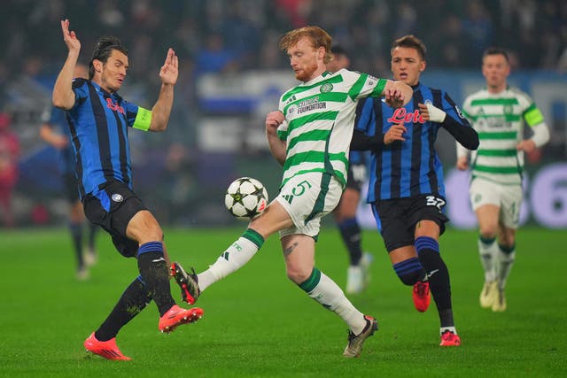 Liam Scales was at the heart of an impressive Celtic defence (Spada/LaPresse via AP)