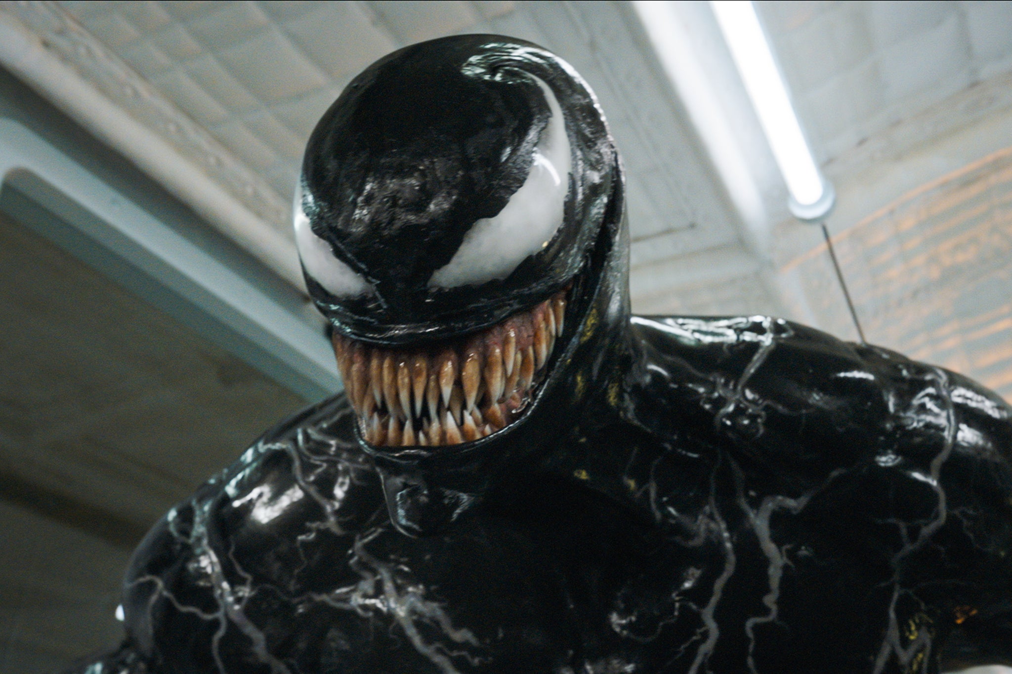 Teething problems: Venom (played by Venom) in ‘Venom: The Last Dance’