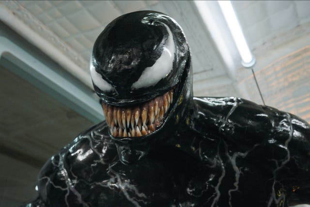 <p>Teething problems: Venom (played by Tom Hardy) in ‘Venom: The Last Dance’</p>