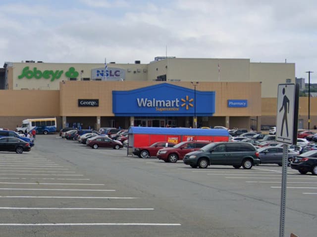 <p>Walmart on Mumford Road in Halifax, Canada, where a woman was found dead in a walk-in bakery oven on Saturday </p>