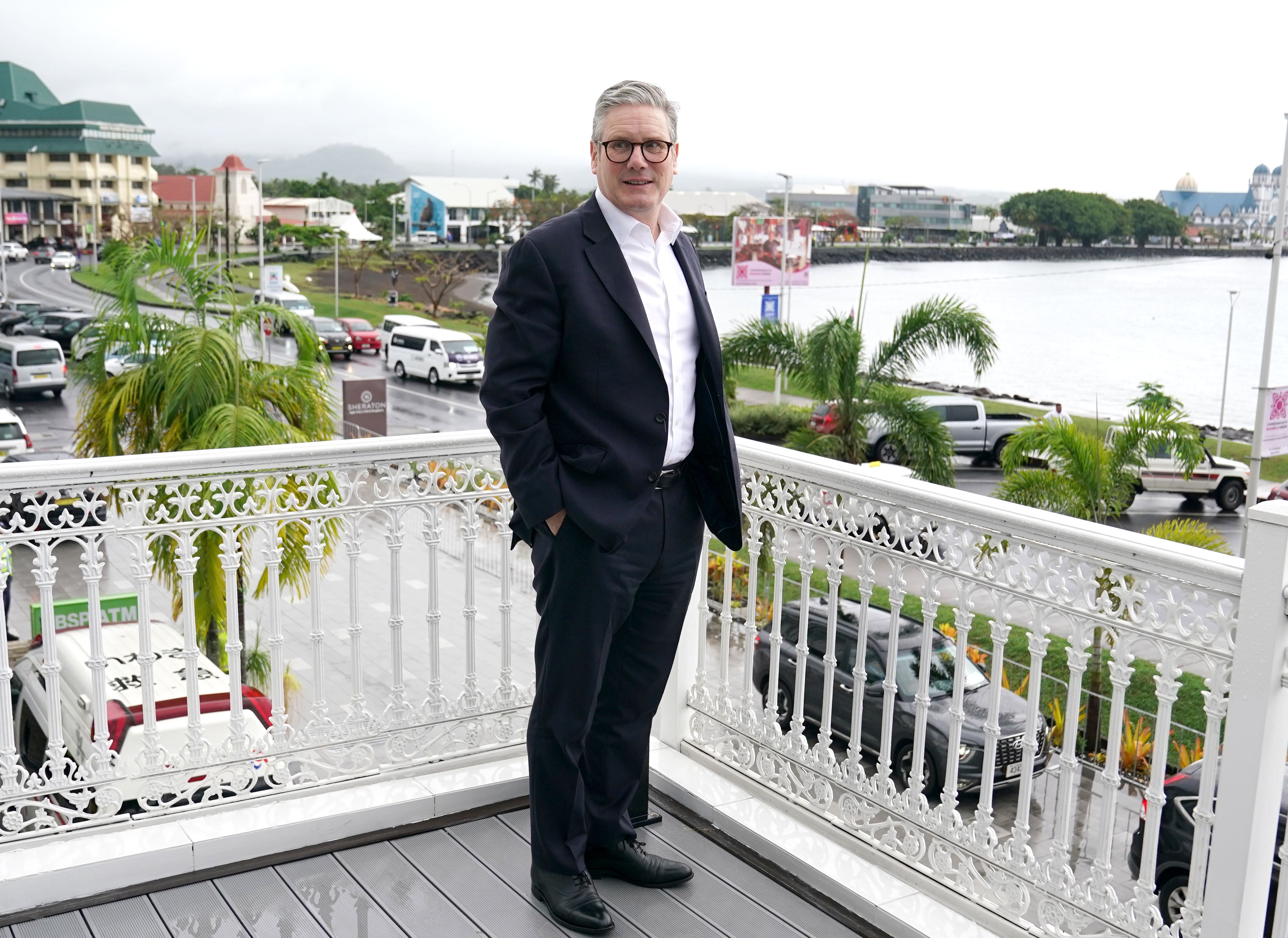 El primer ministro británico Keir Starmer el 22 de octubre de 2024 en Apia, Samoa