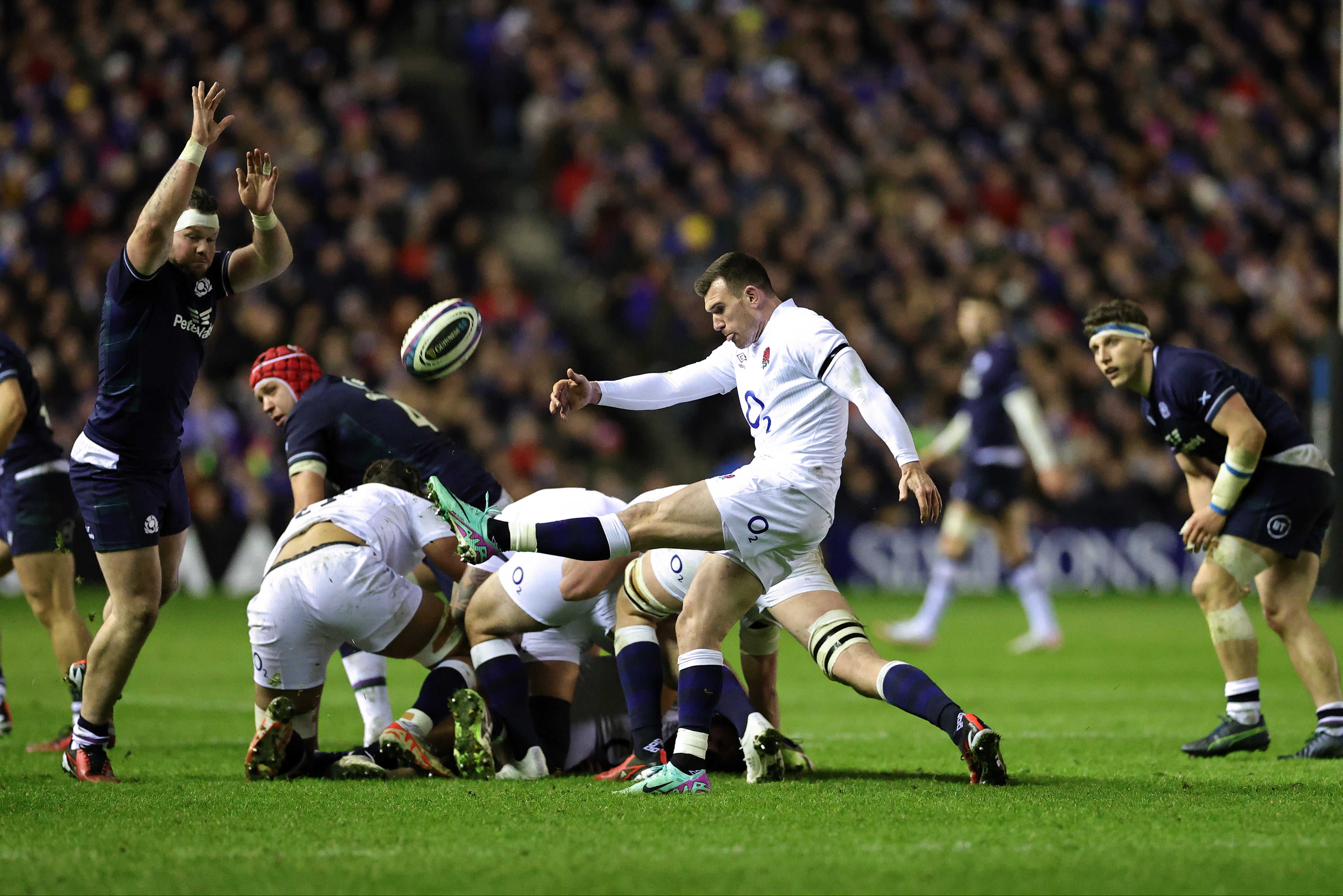 Ben Spencer is England’s best kicking scrum half but has been challenged to play with greater pace