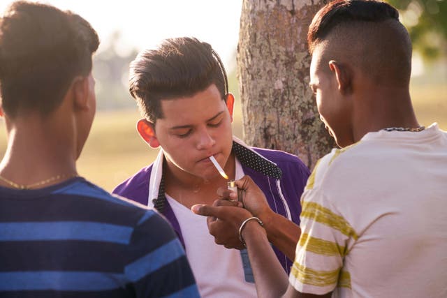 Casual smokers often smoke in social settings (Alamy/PA)