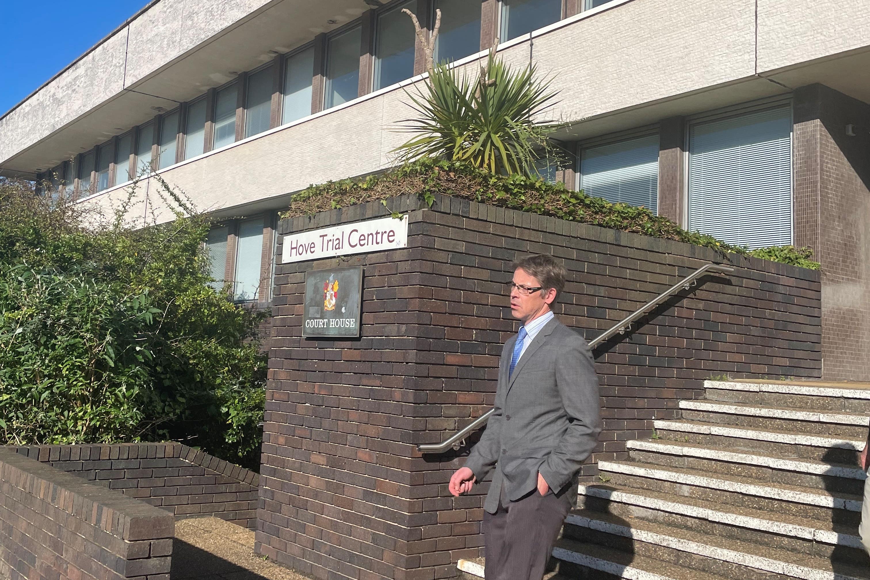 Nick Baldock was handed a suspended sentence at Hove Crown Court