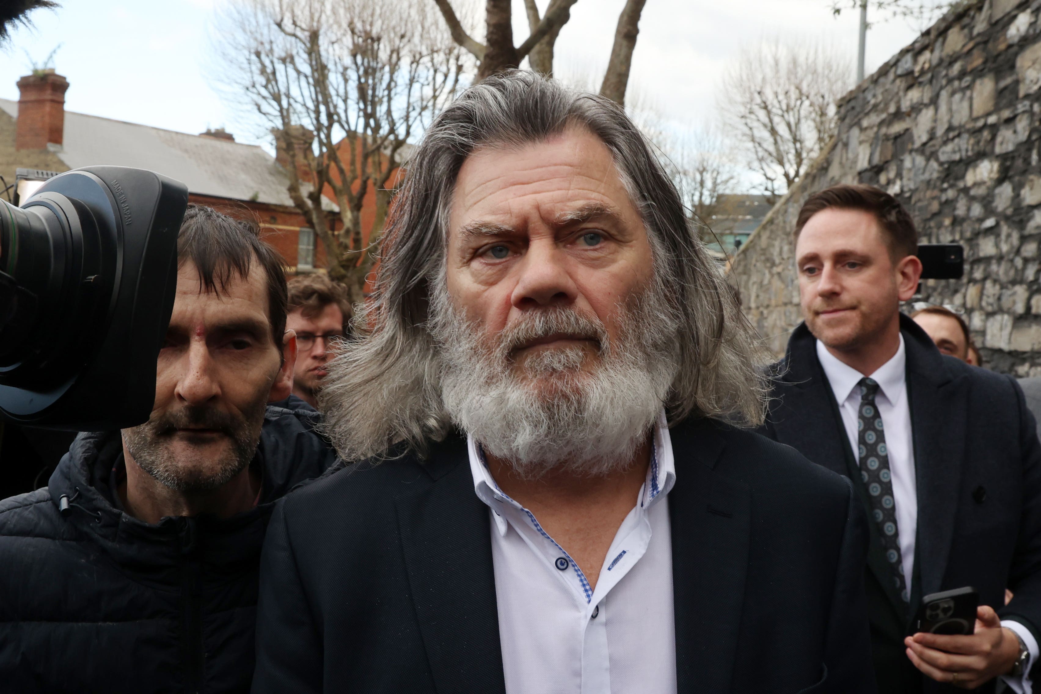 Gerry ‘The Monk’ Hutch outside the Special Criminal Court, Dublin (Sam Boal/PA)