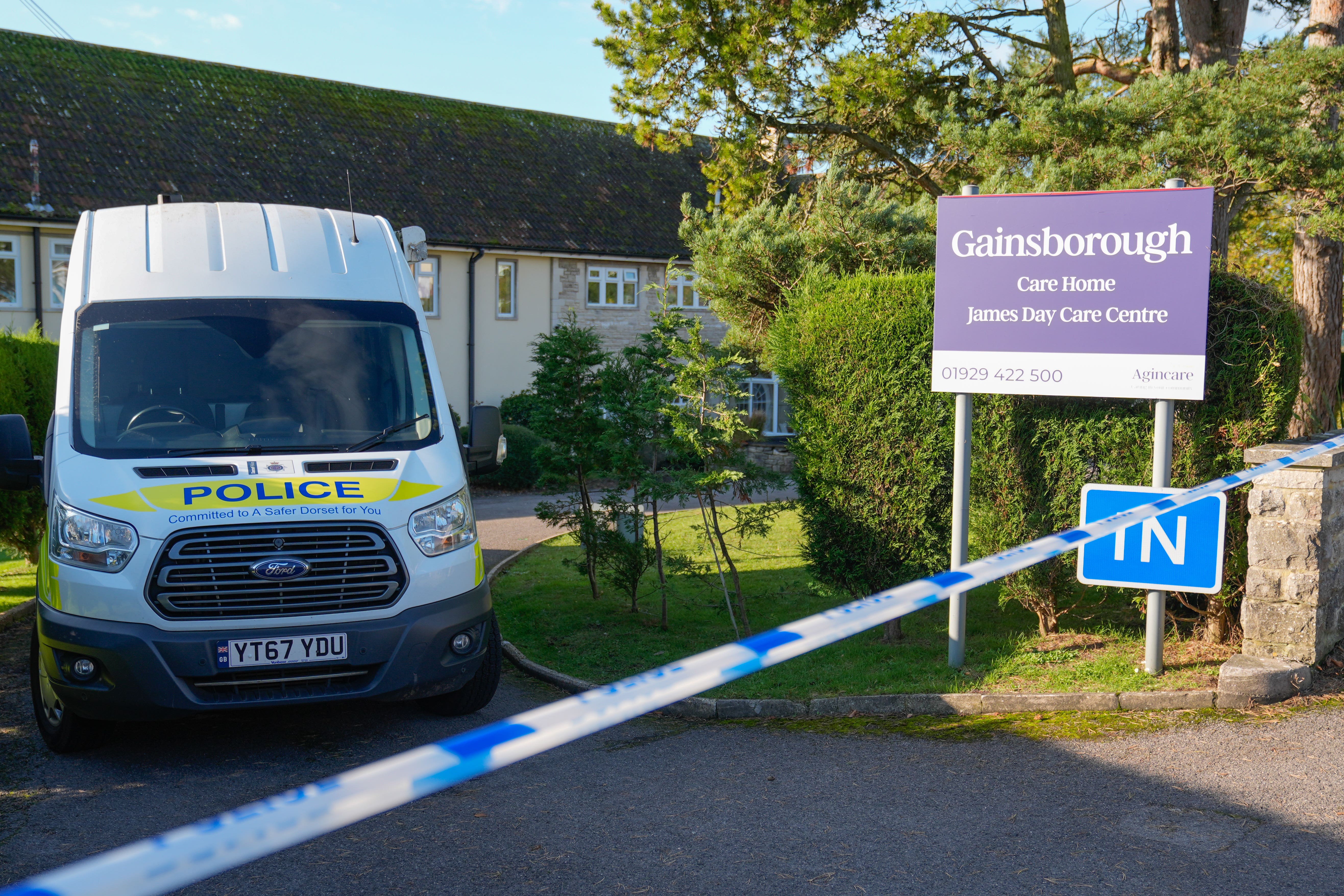 The incident took place at Gainsborough Care Home in Swanage (Andrew Matthews/PA)