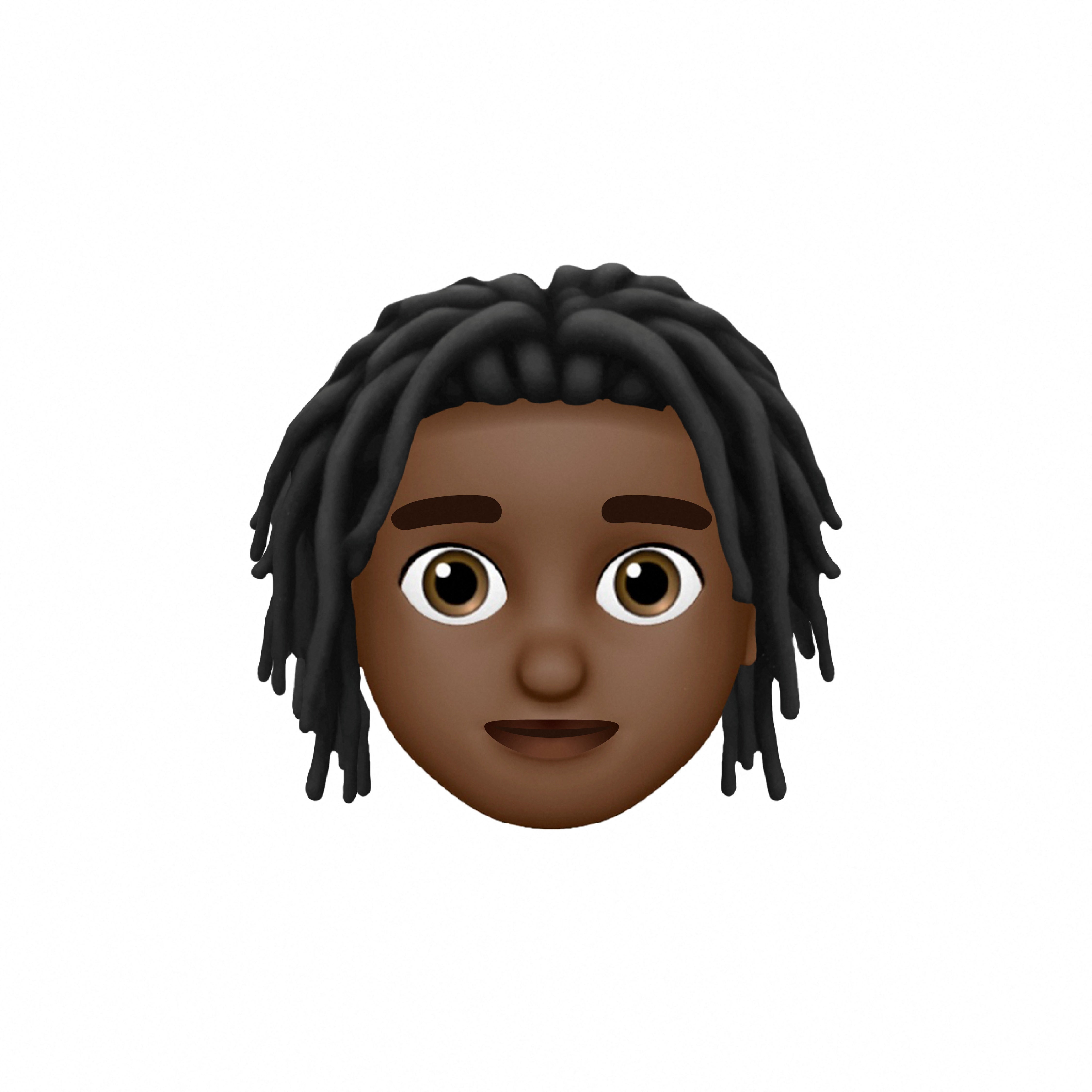 An emoji featuring locs drawn by Rise.365 member Rafael