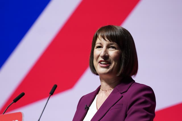 <p>Chancellor of the Exchequer Rachel Reeves at the Labour Party Conference (PA)</p>