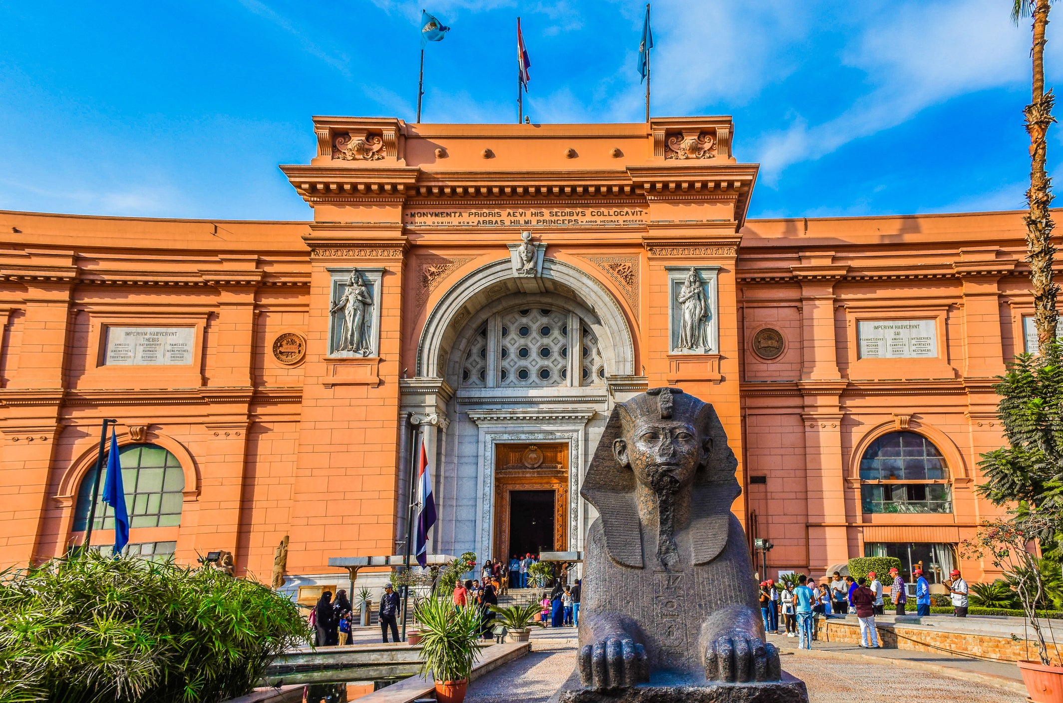 The Egyptian Museum is the oldest archaeological museum in the Middle East