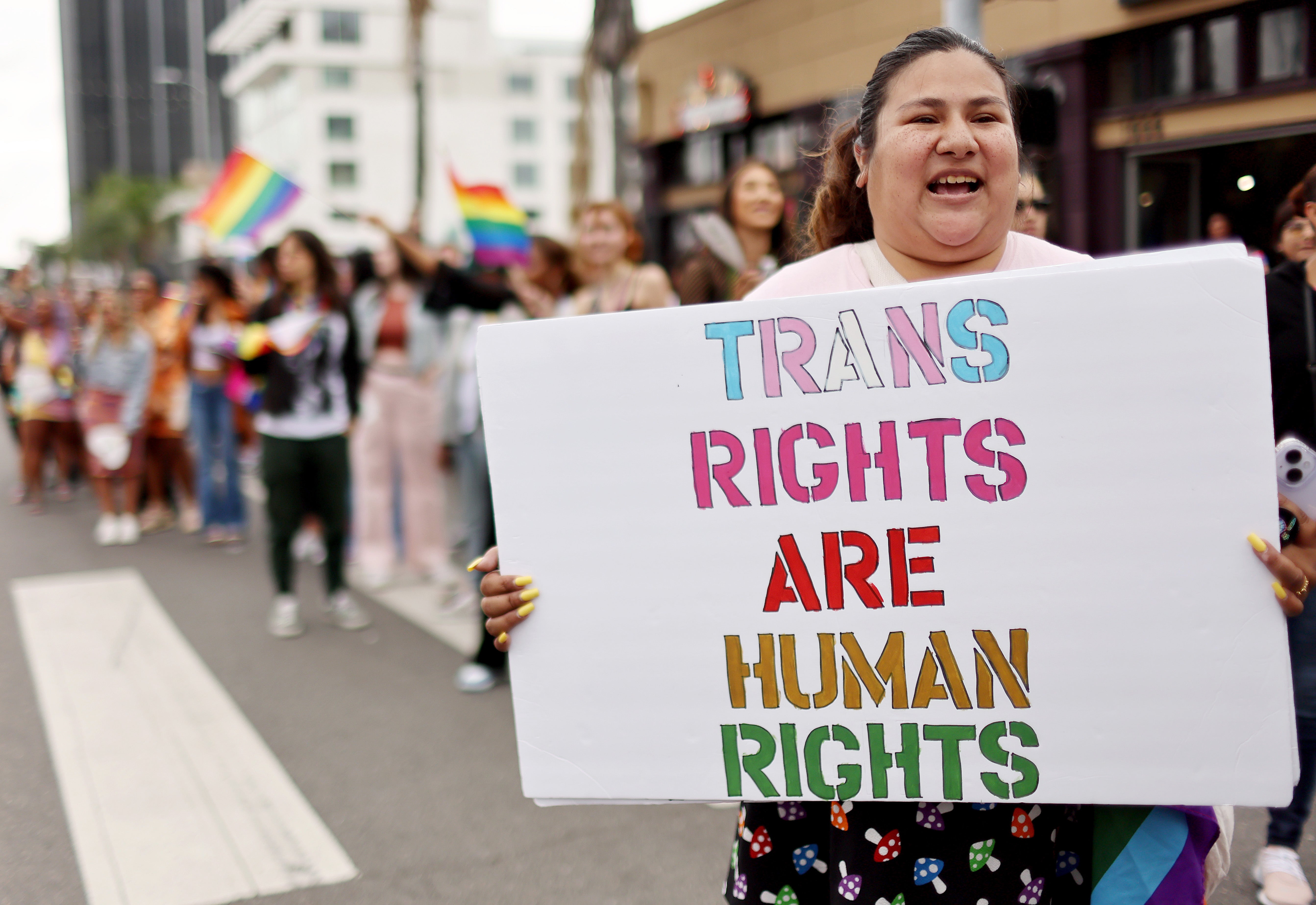 More than half of likely voters responded to the poll saying they would vote for a candidate who supports rights for transgender people over one who does not