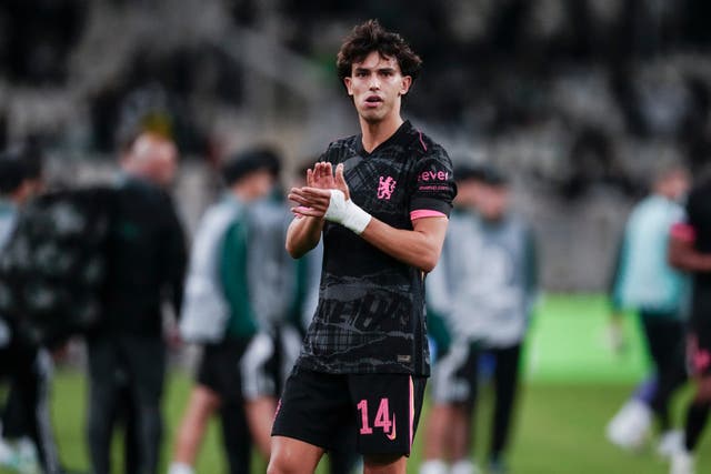 Joao Felix hit a pair of goals for Chelsea (Thanassis Stavrakis/AP)