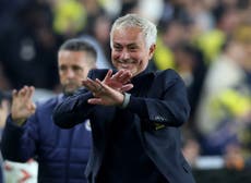 Jose Mourinho reacts to ‘incredible’ red card against Manchester United: ‘He is the best referee in the world’