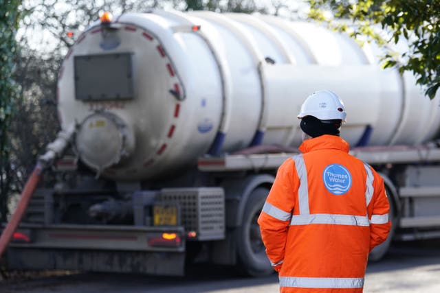 Thames Water has proposed a £3 billion funding deal with creditors (Andrew Matthews/PA)