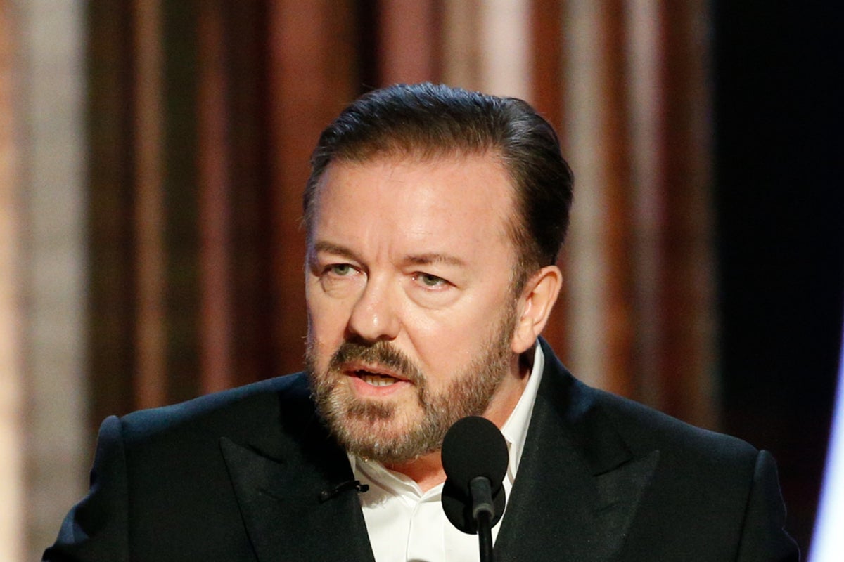 Ricky Gervais Critiques Political Speeches at Grammys