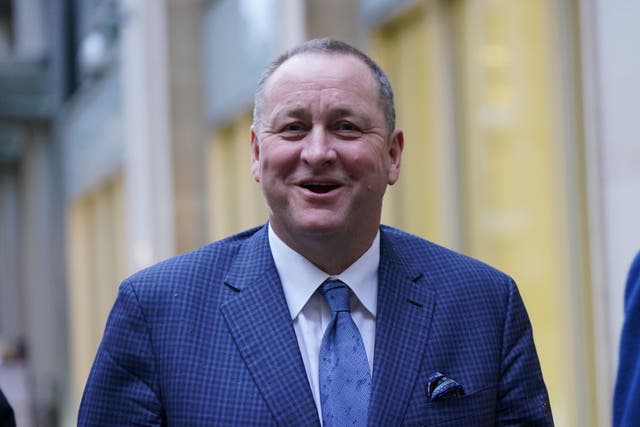 Frasers Group wants to make Mike Ashley the chief executive of online fashion retailer Boohoo (Yui Mok/PA)