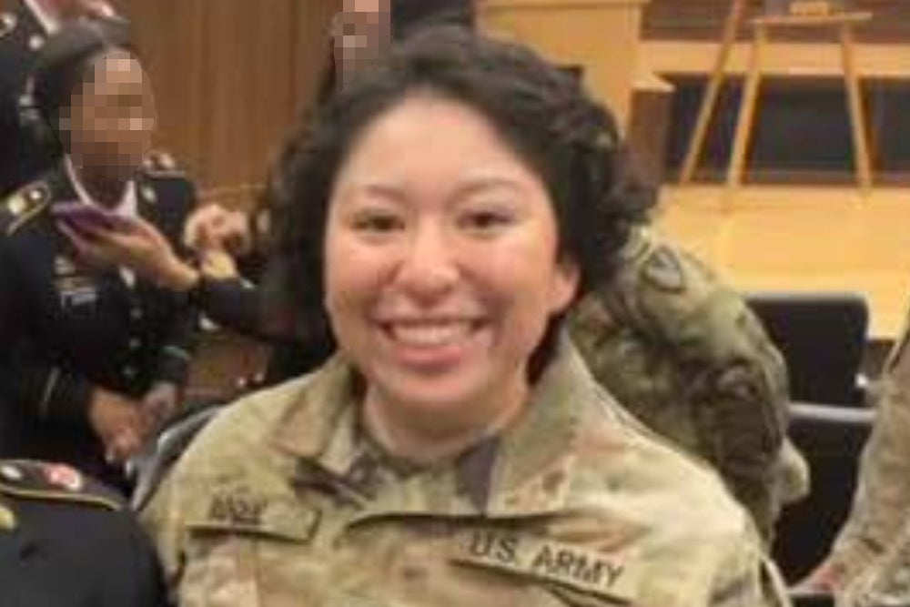 Sgt Sarah Roque (pictured) was found dead on Tuesday