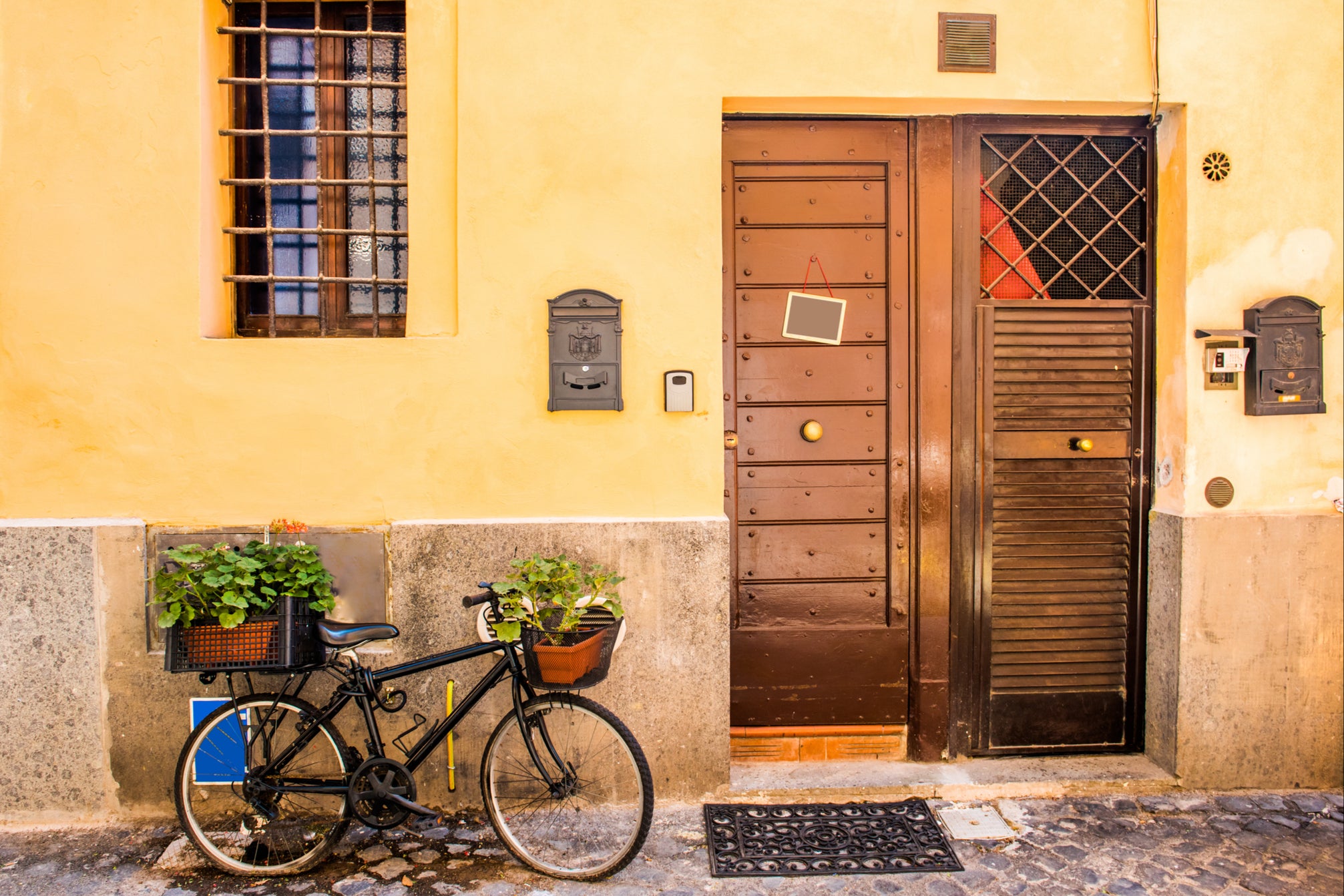 Key safes have been hacked off the wall at Airbnbs in Rome