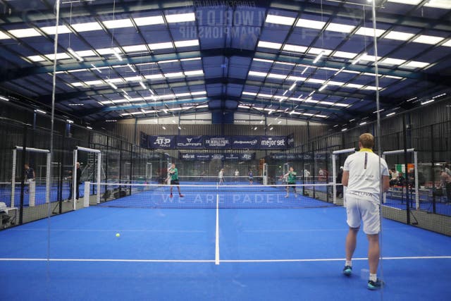 <p>Padel has become the fastest-growing sport in the UK </p>