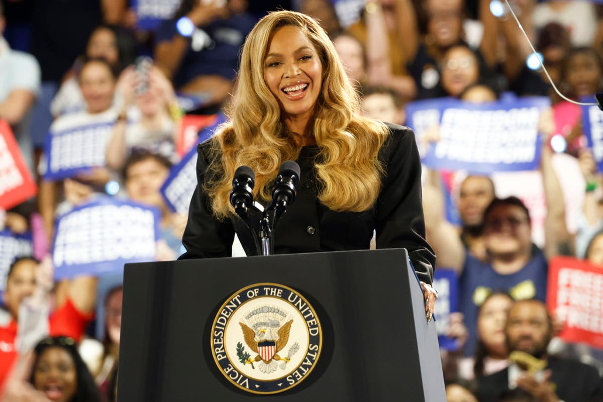 Beyonce endorses Harris for president at Texas rally ‘not as a celebrity… but as a mother’