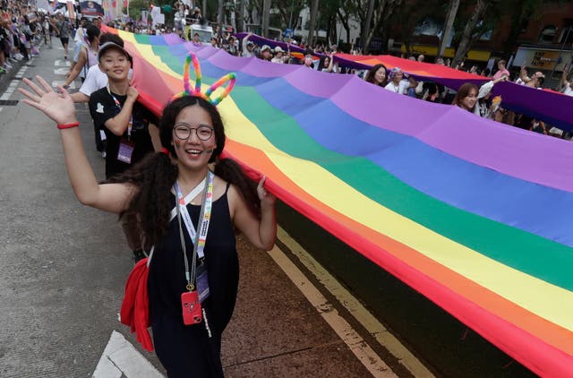 TAIWÁN-DESFILE LGBTQ