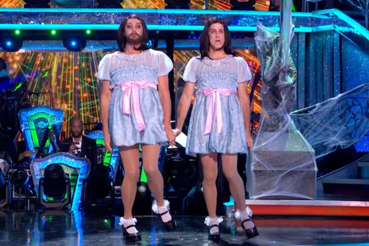 Strictly fans ‘howling’ at Craig Revel Horwood and Anton Du Beke evil twin costumes