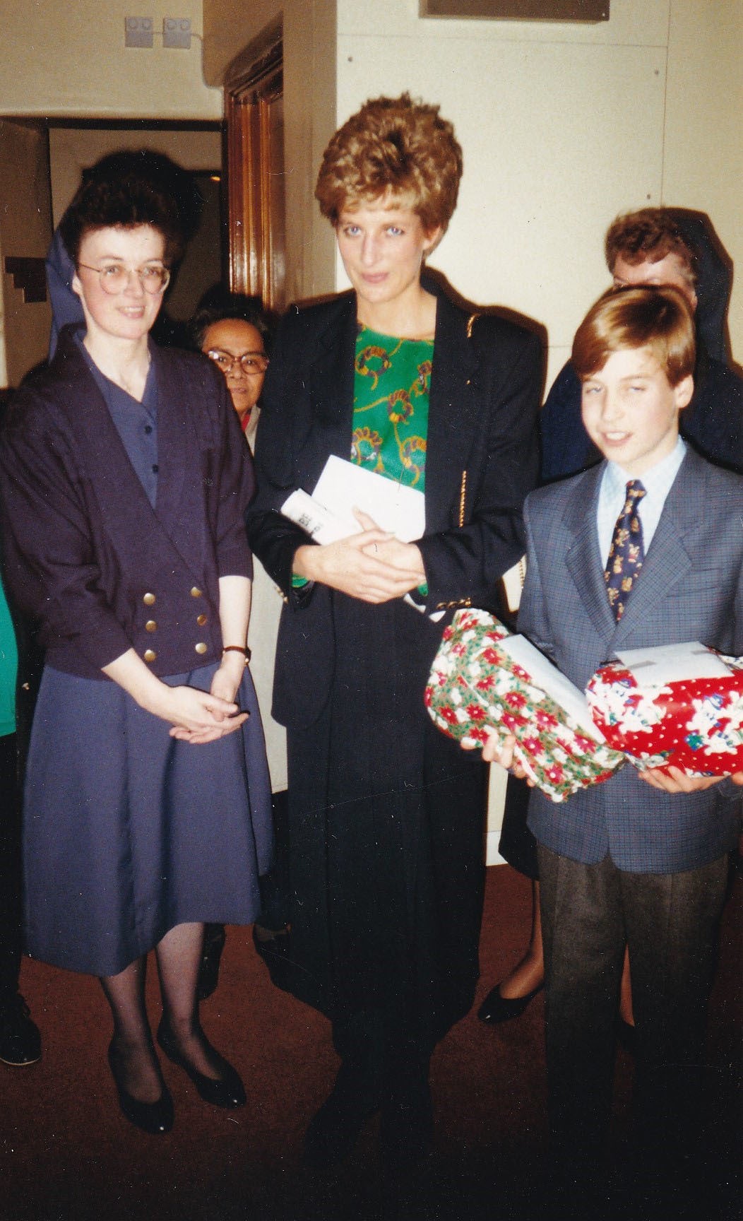 William and Diana, Princess of Wales, during a visit to The Passage in London in 1993 (The Passage/PA)