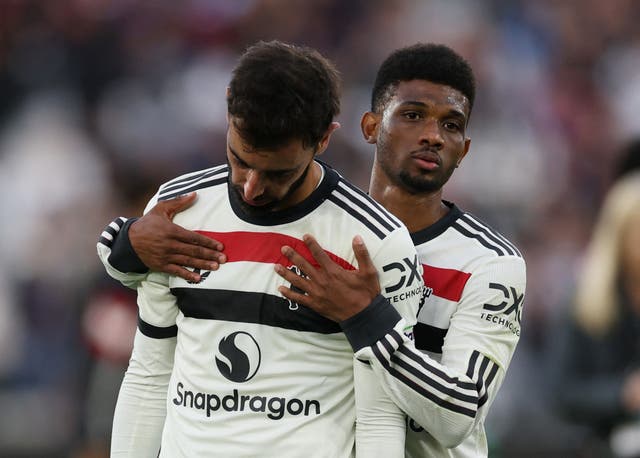 <p>Manchester United were beaten by West Ham leaving them languishing in the bottom half of the Premier League</p>