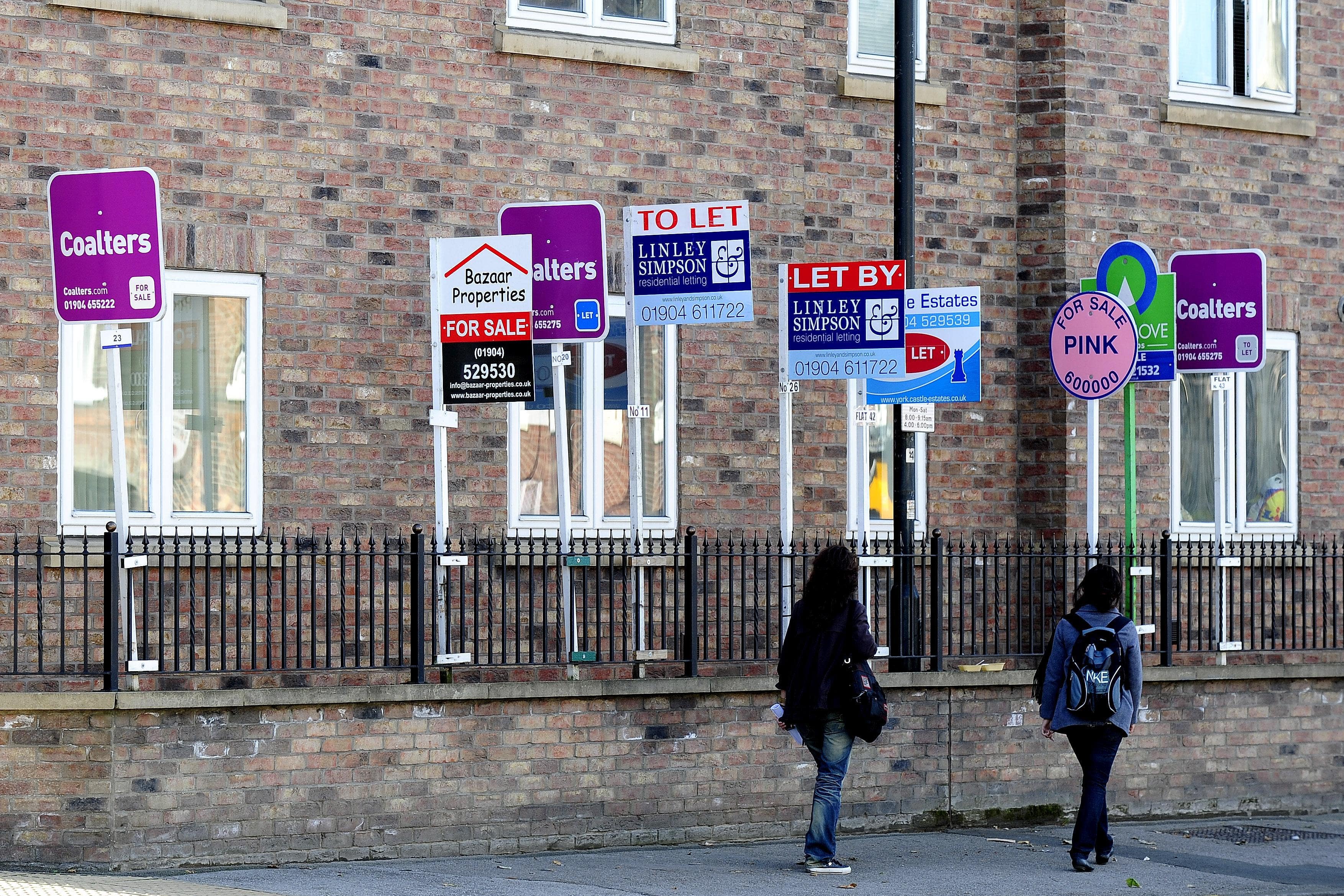 Zoopla said momentum in new sales remains strong and looks set to continue into December (PA)