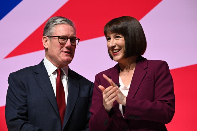 <p>Labour’s Sir Keir Starmer and Rachel Reeves</p>