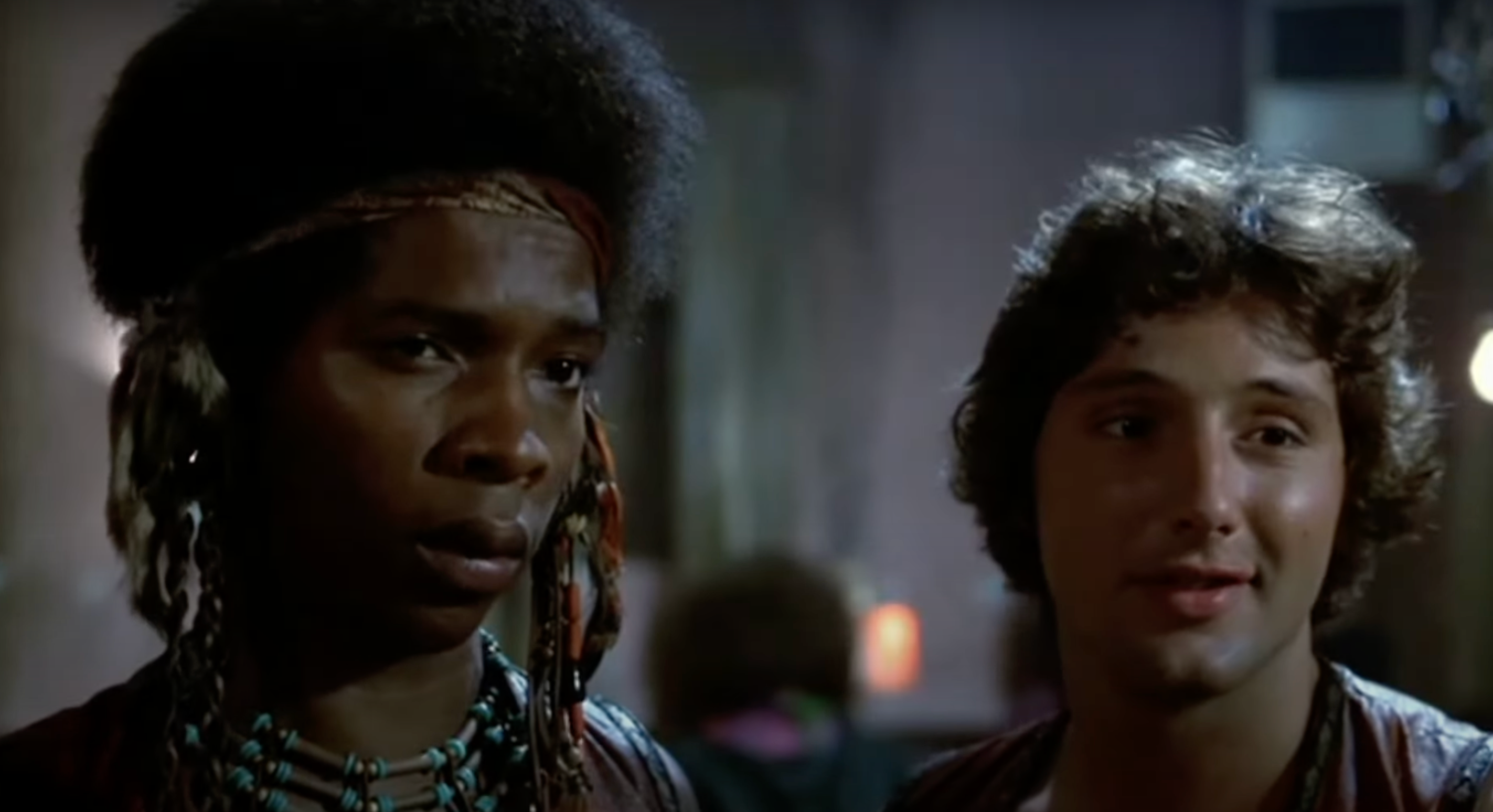 David Harris (l) and Terry Michos (r) in The Warriors