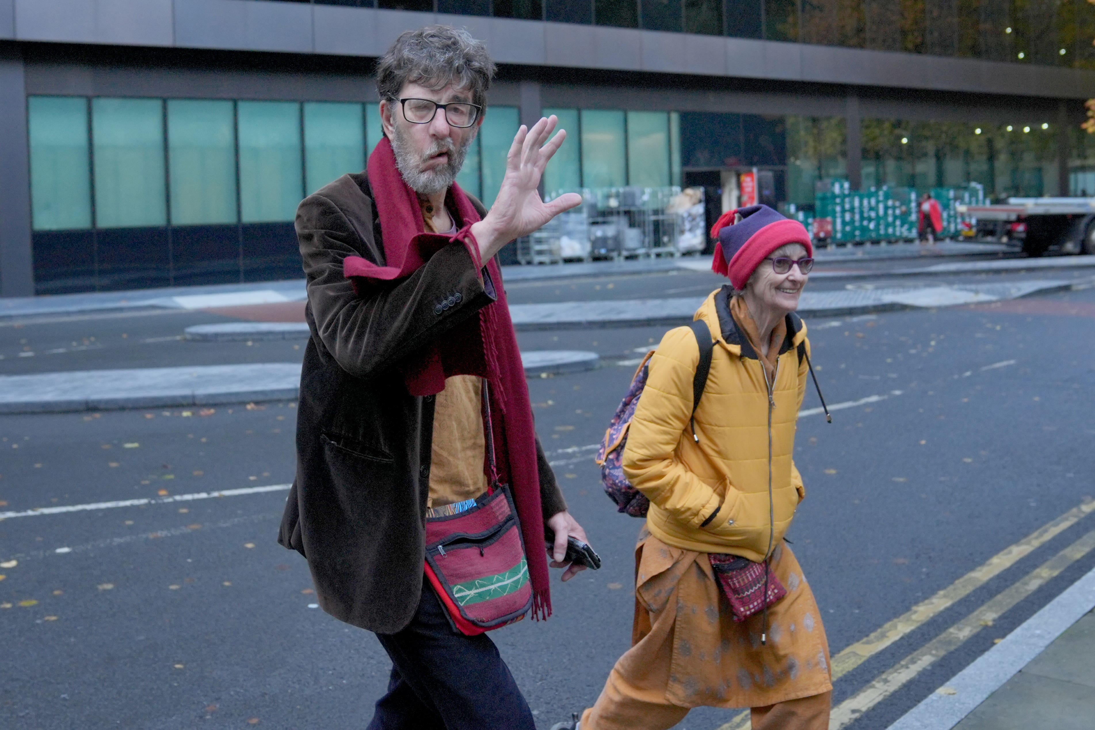 Three Just Stop Oil activists have been banned from protesting in London pending their trial for allegedly throwing soup over two Vincent Van Gogh paintings (Ben Whitley/PA)