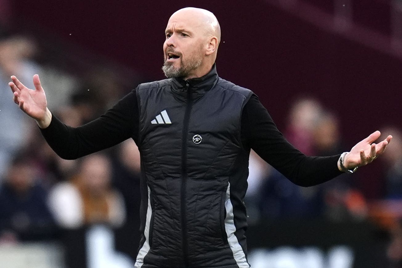 Erik ten Hag has been sacked as Manchester United manager (Nick Potts/PA)