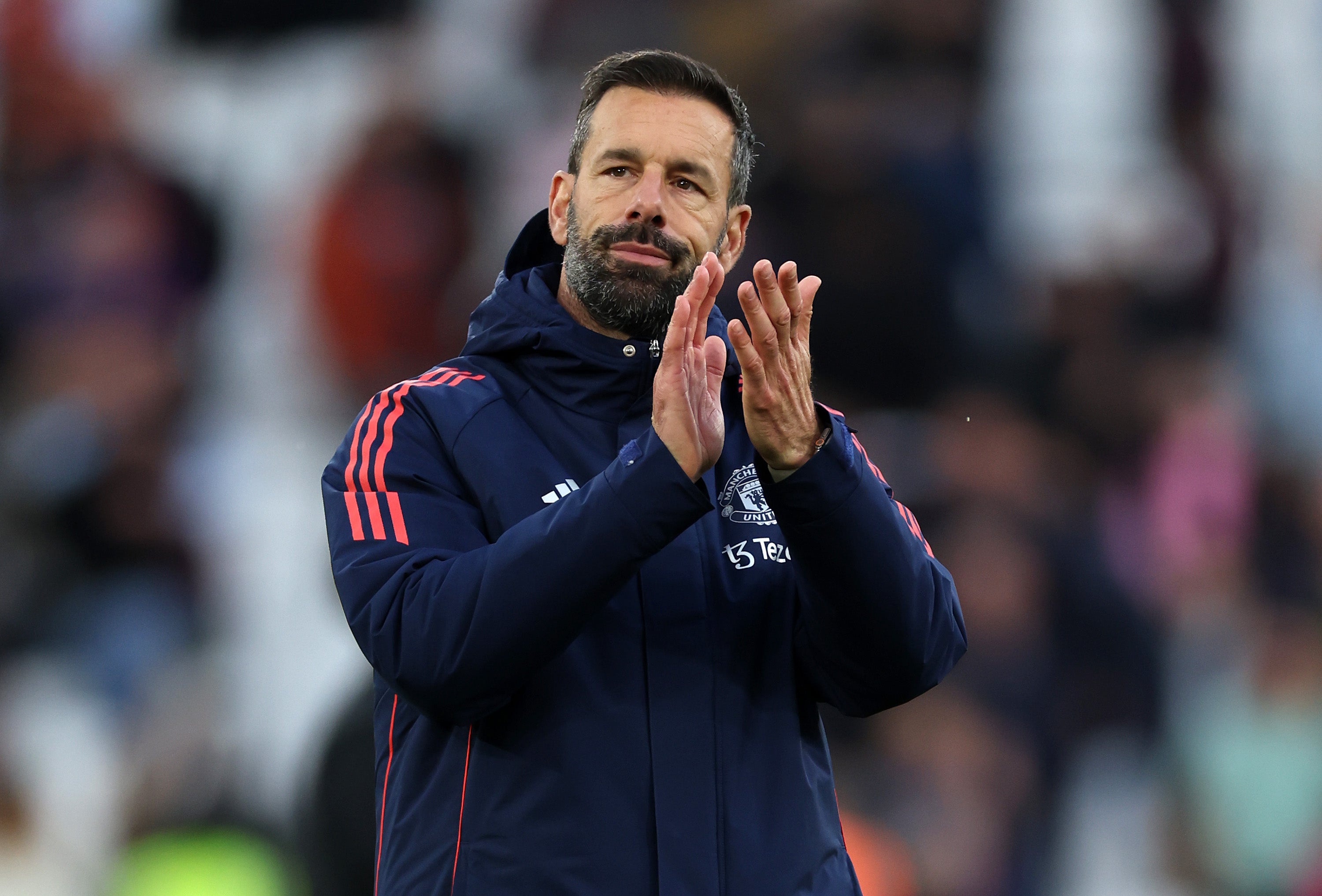 Ruud van Nistelrooy takes charge of Manchester United against Leicester