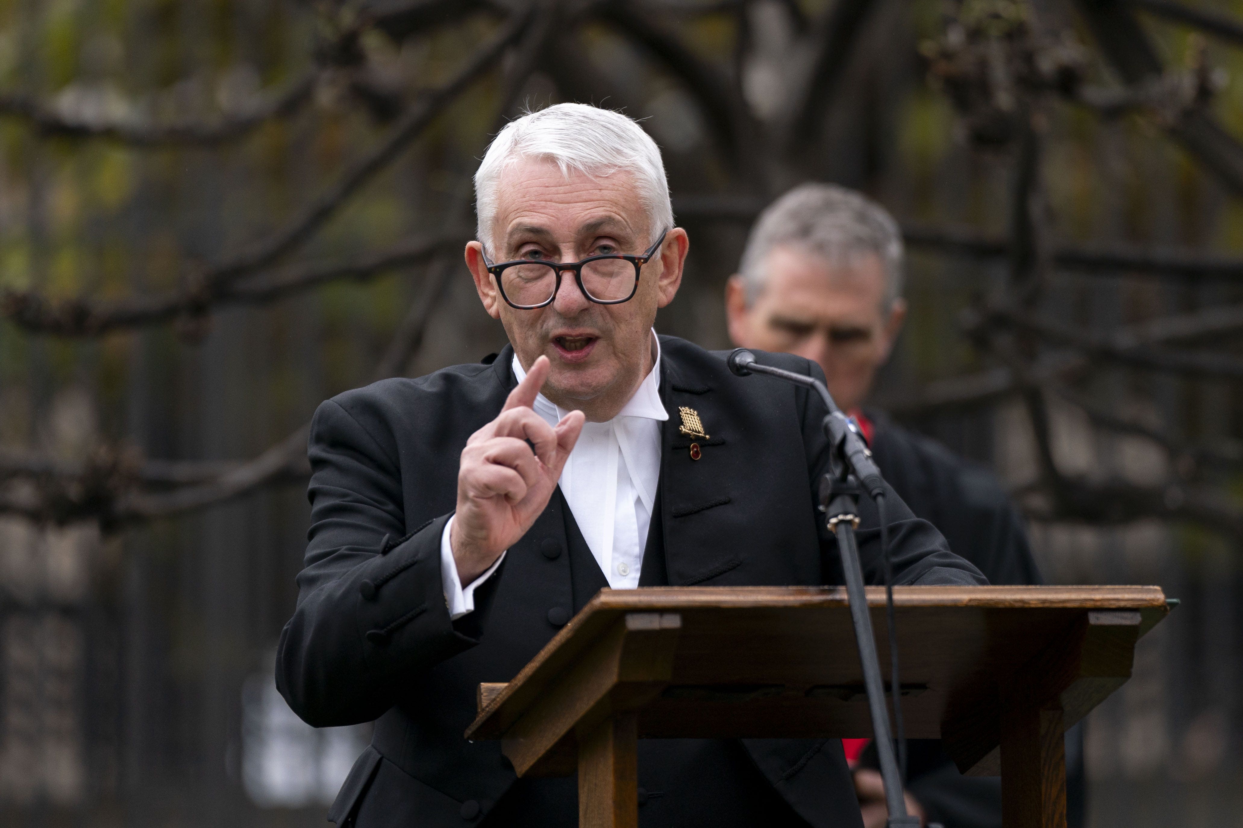 Speaker of the House of Commons Sir Lindsay Hoyle (Ben Whitley/PA)