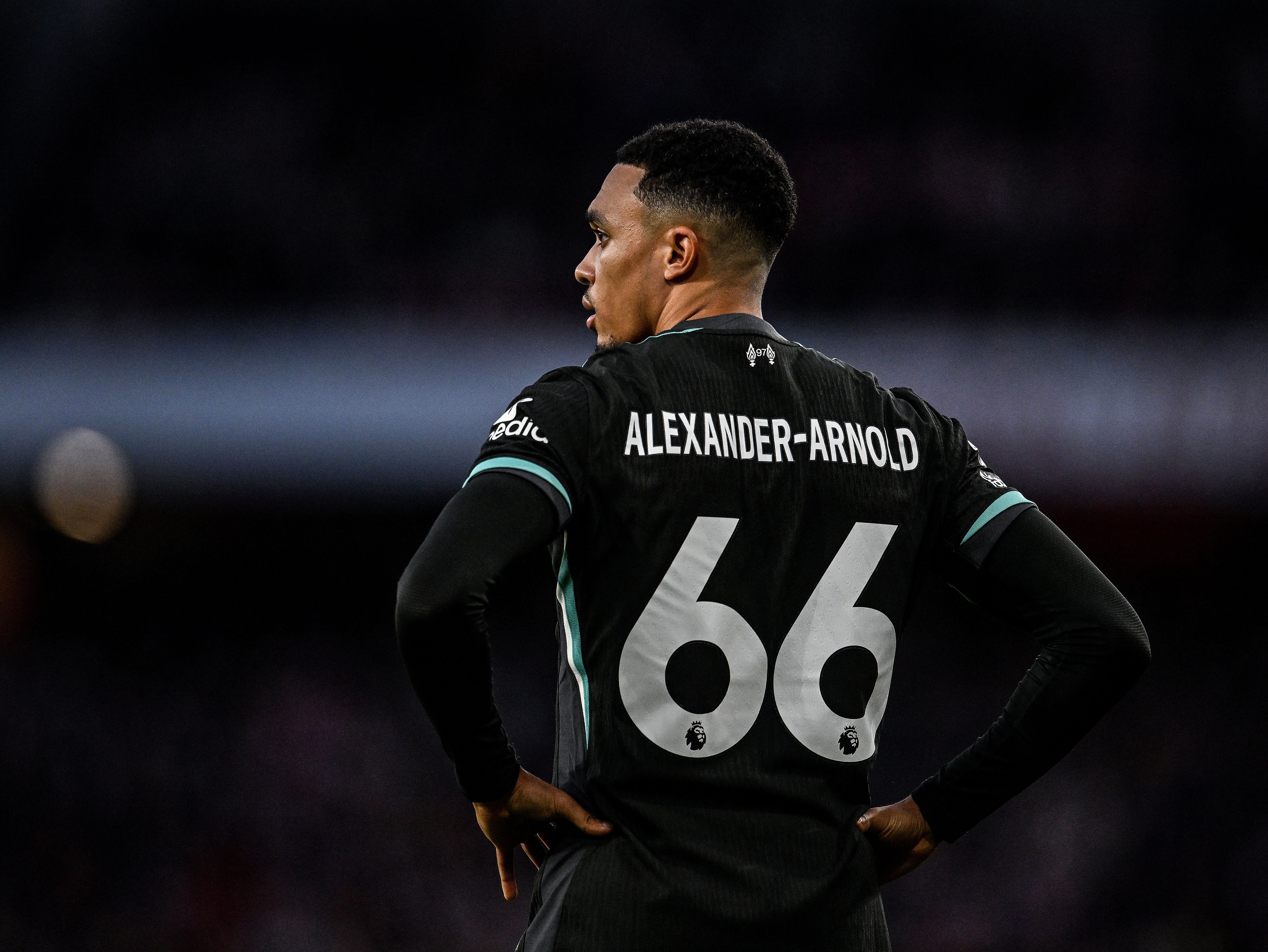 Alexander-Arnold of Liverpool at the Emirates