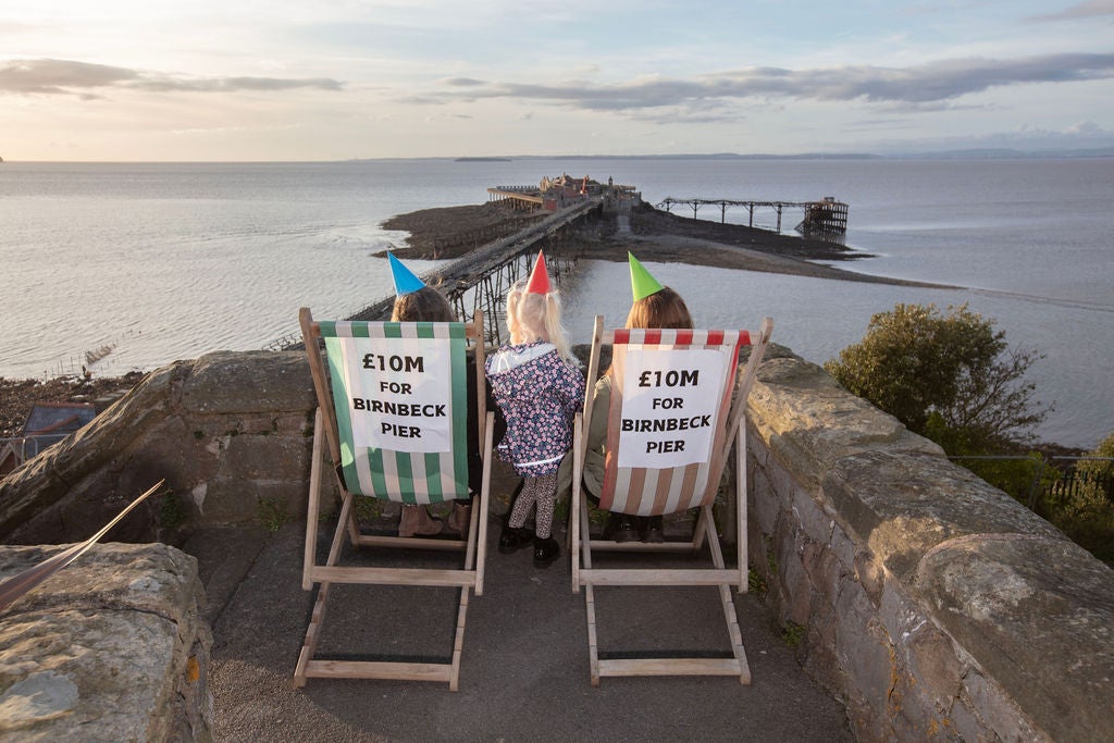 Locals have campaigned for years to see the historical pier restored