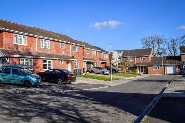 Christie Miller Road, where the Skripals lived in Salisbury, Wiltshire (Ben Birchall/PA)