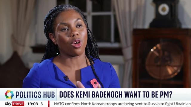 <p>Tory leadership candidate Kemi Badenoch refuses to say whether or not she wants to be prime minister.</p>